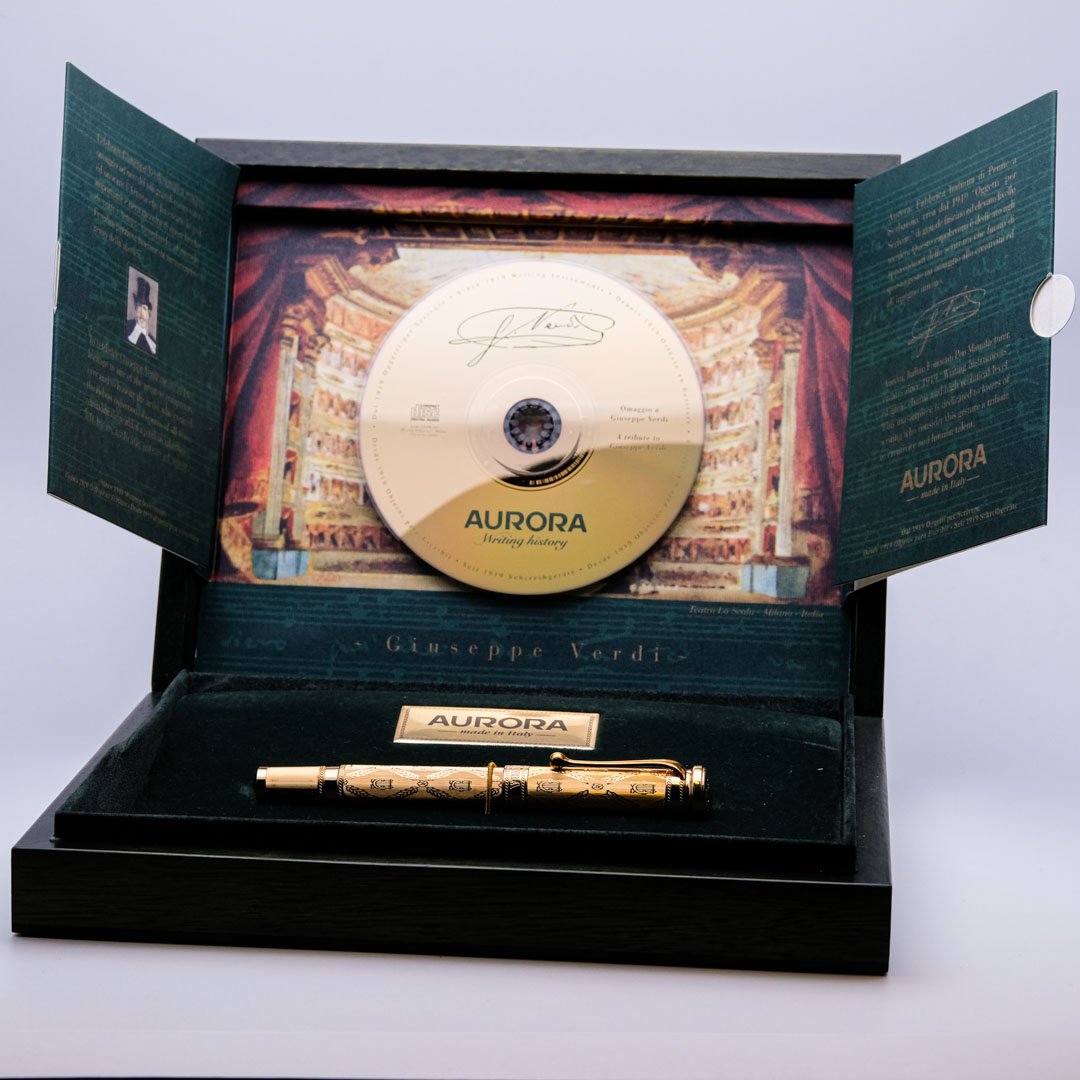 AU0012 - Aurora - Verdi Gran Galà Limited Edition Vermeil - Collectible pens - fountain pen & More