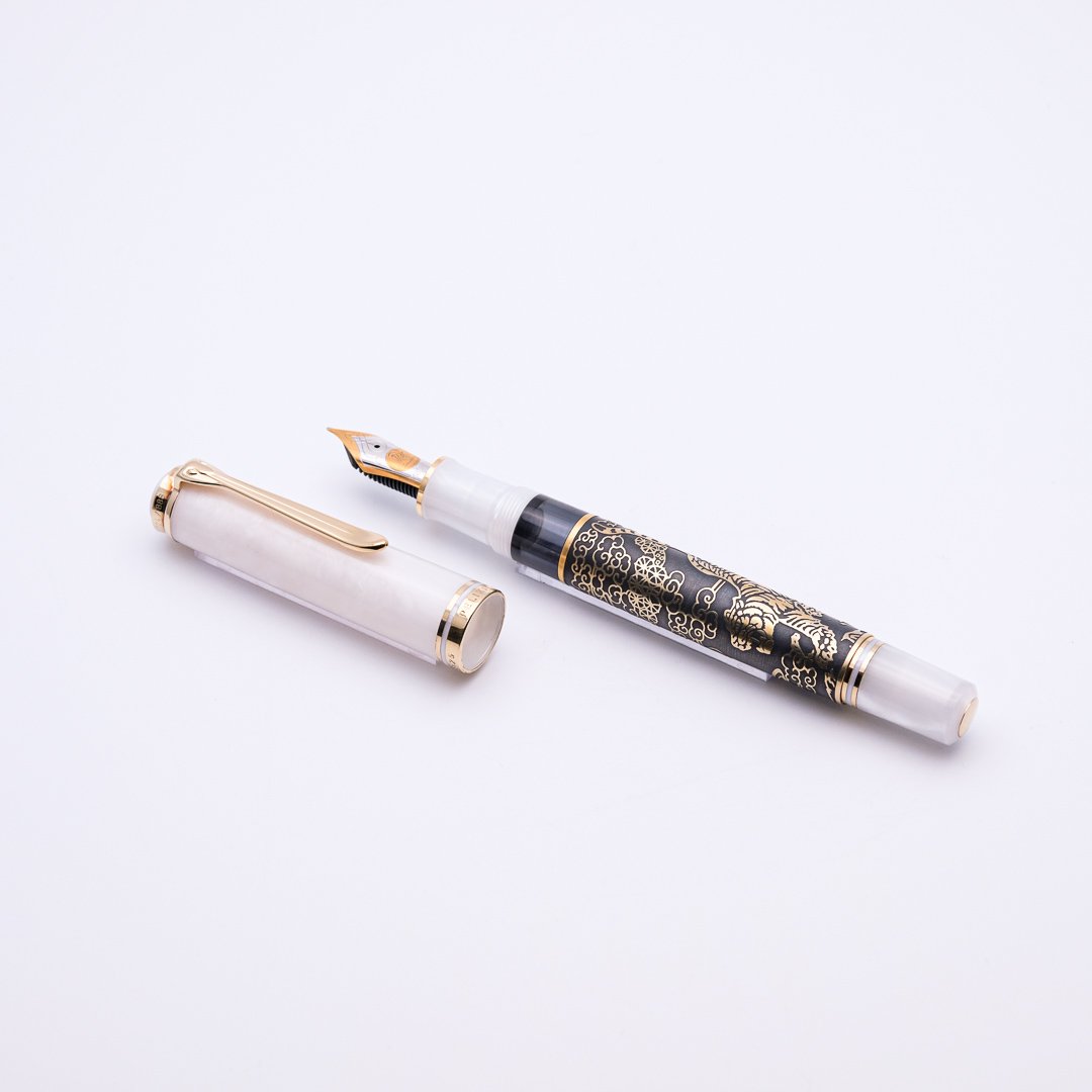 PE0018 - Pelikan - White tiger - Collectible pens - fountain pen & More-2