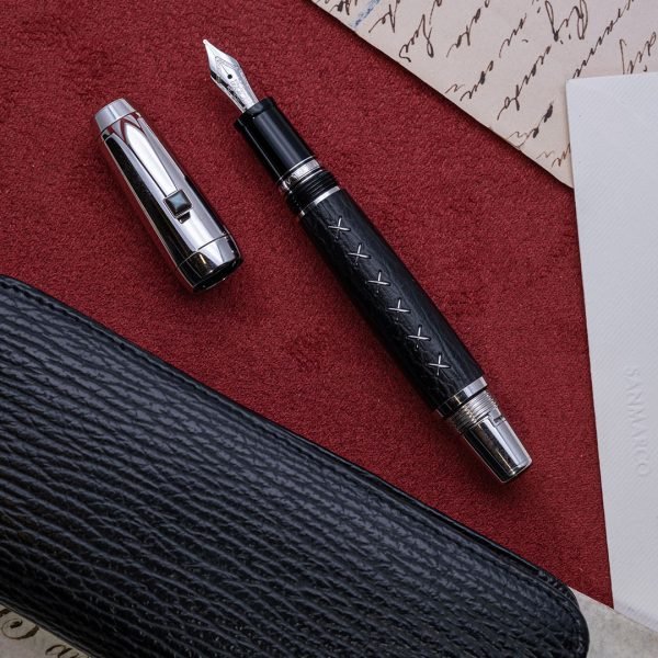 MB0220 - Montblanc - Boheme Ethui Shark Black - Collectible pens & more