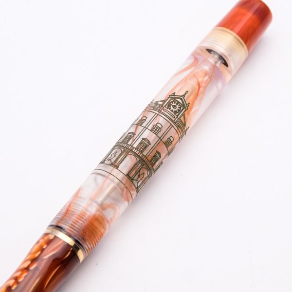 VI0021 - Visconti - PALAZZO DUCALE DI SASSUOLO AMBRA - Collectible fountain pens - fountain pen & more