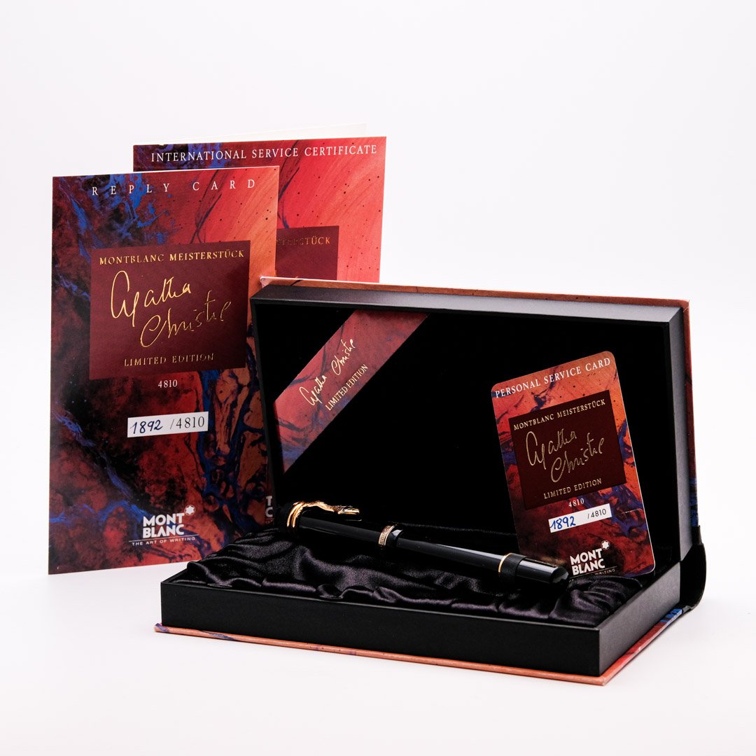 MB0322 - Montblanc - Writers Edition Agatha Christie 4810 - Collectible fountain pen and more-1