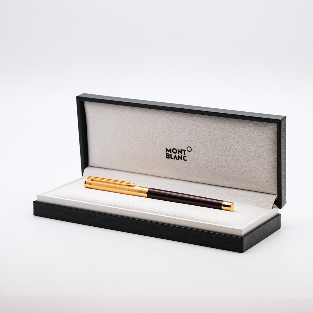 MB0399 - Montblanc - Noblesse douè Red lacquer - Collectible fountain pens & more -1