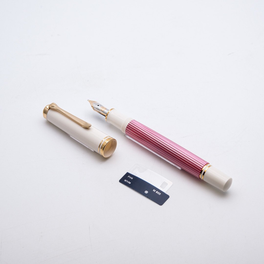 PE0047-48 - Pelikan - m600 Pink Striped - Collectible fountain pens & more