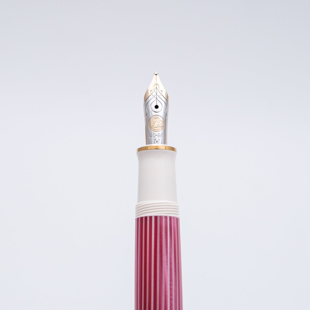 PE0047-48 - Pelikan - m600 Pink Striped - Collectible fountain pens & more