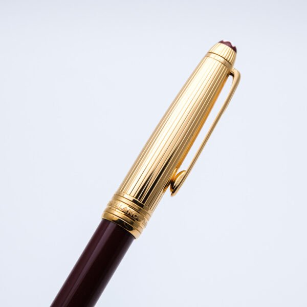 MB0501 - Montblanc - Douè Bordeaux Vermeil Pinstripe - Collectible fountain pens & more -1