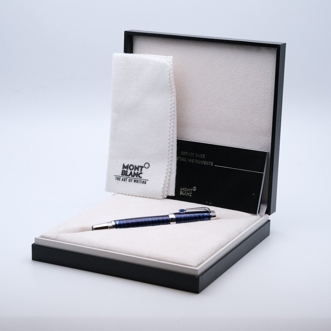 MB0556 - Montblanc - Boheme Paso Doble Blue - Collectible fountain pens & more-1