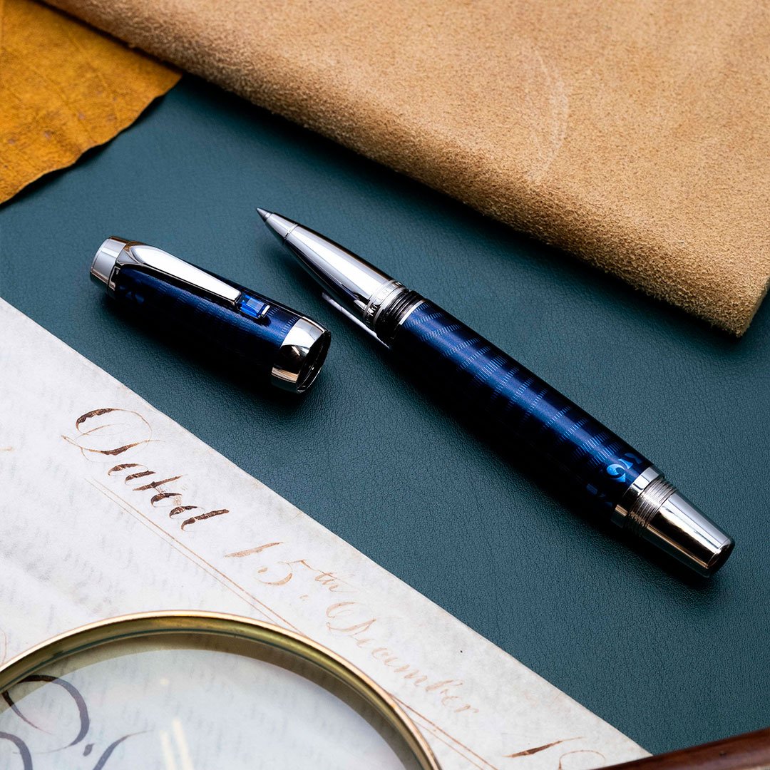 MB0556 - Montblanc - Boheme Paso Doble Blue - Collectible fountain pens & more-1