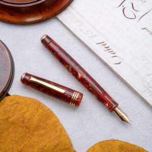 TI0005 - Tibaldi - Modello 60 Rosso-Verde - Collectible fountain pens & more-1