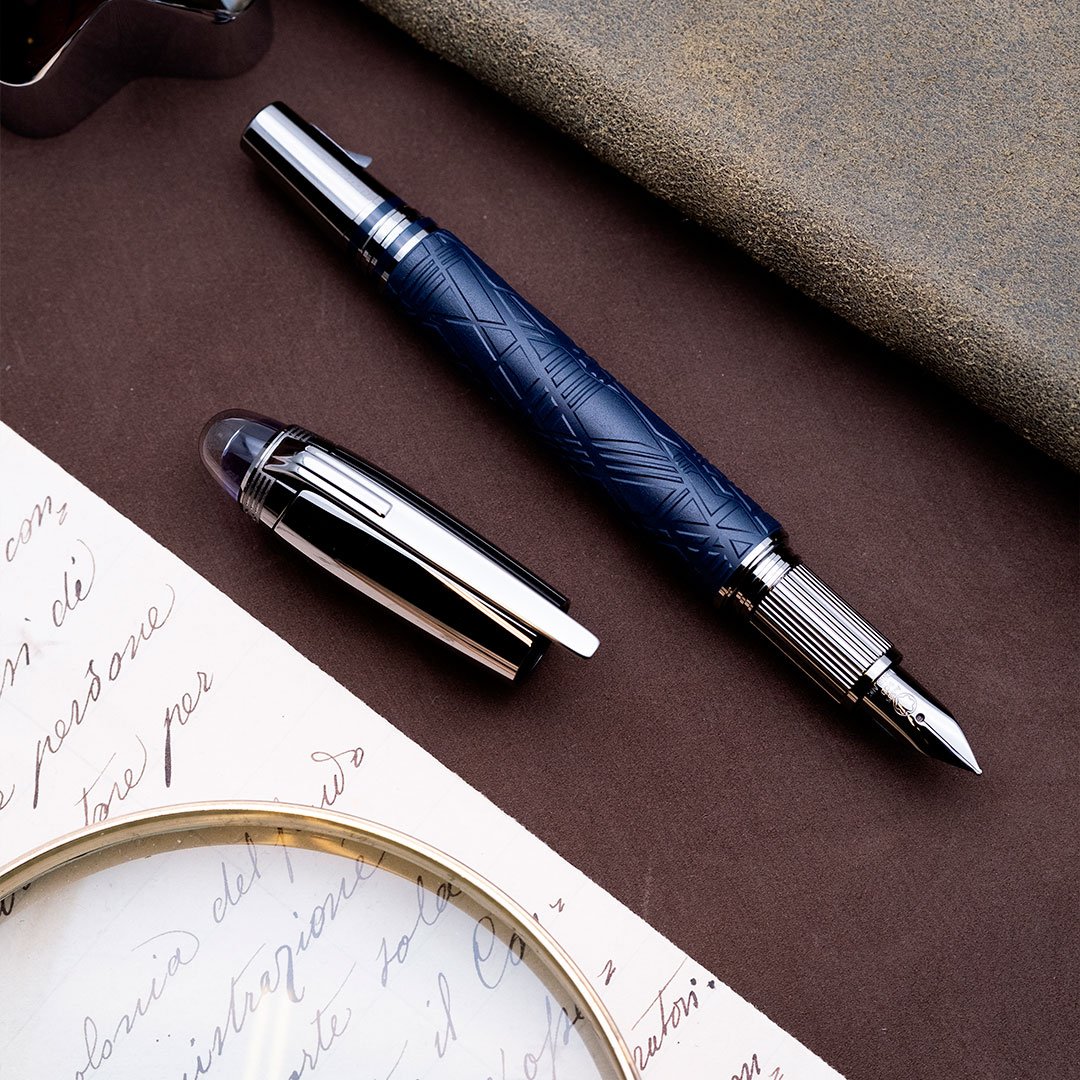 MB0545 - Montblanc - Starwalker SpaceBlue Douè - Collectible fountain pens & more-1