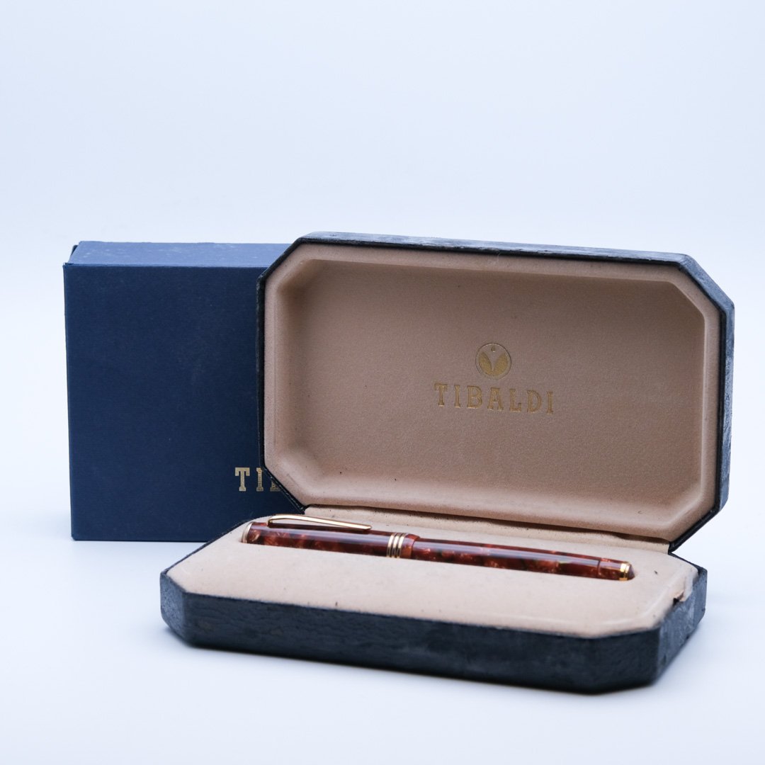 TI0005 - Tibaldi - Modello 60 Rosso-Verde - Collectible fountain pens & more-1