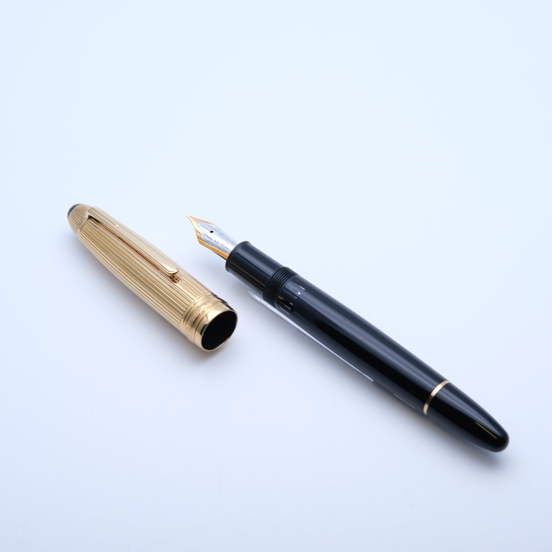 MB0577 - Montblanc - 146 Pinstripe Douè Vermeil - Collectible fountain pens & more-1