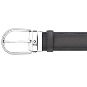 129437- Montblanc - Belt - Horseshoe Belt Palladium Finish