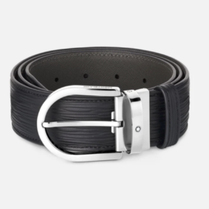 Montblanc - Belt - Horseshoe Printed Black