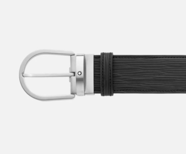 Montblanc - Belt - Horseshoe Printed Black