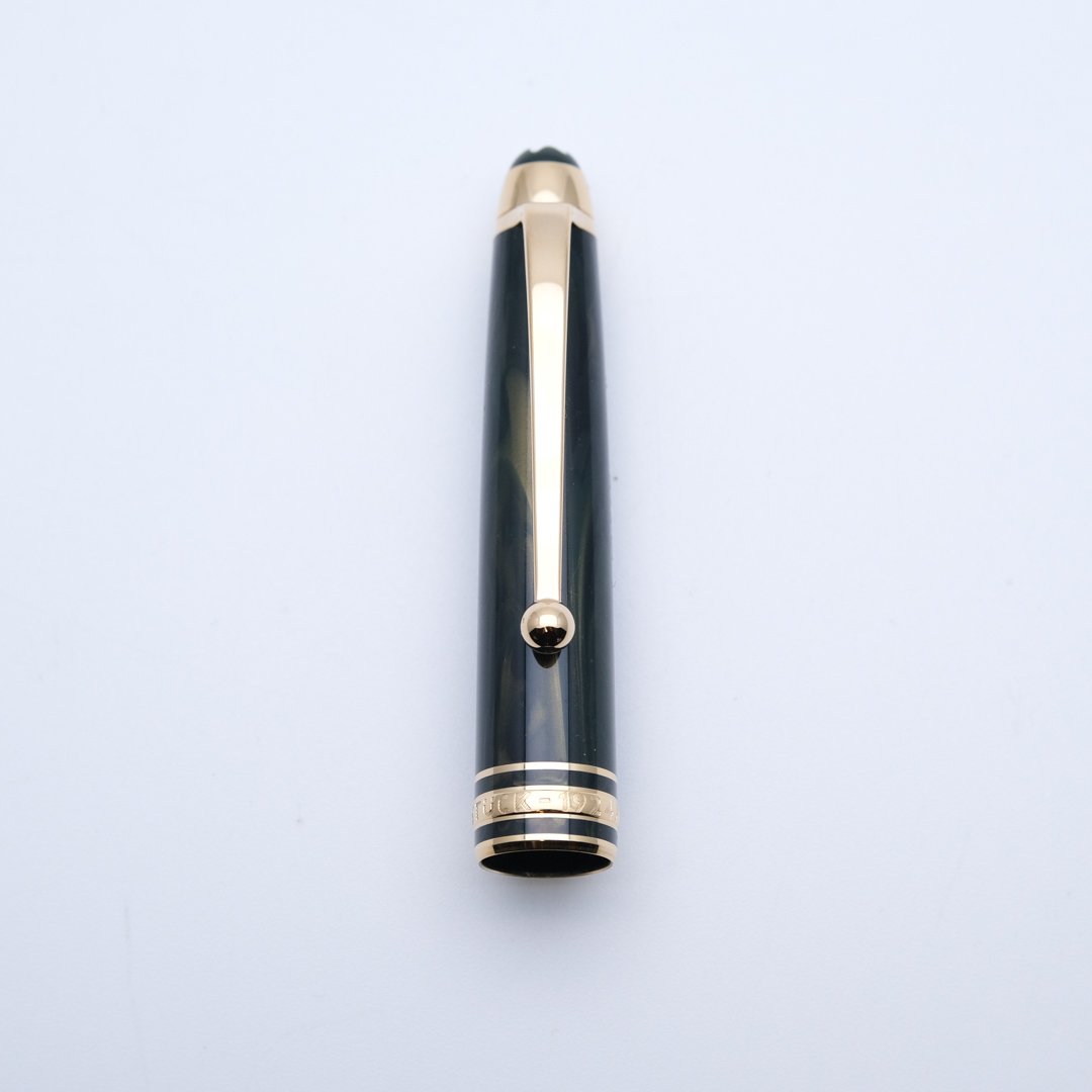 MB0595 - Montblanc - Meisterstück The Origin- Classique Green - Collectible fountain pens & more-1