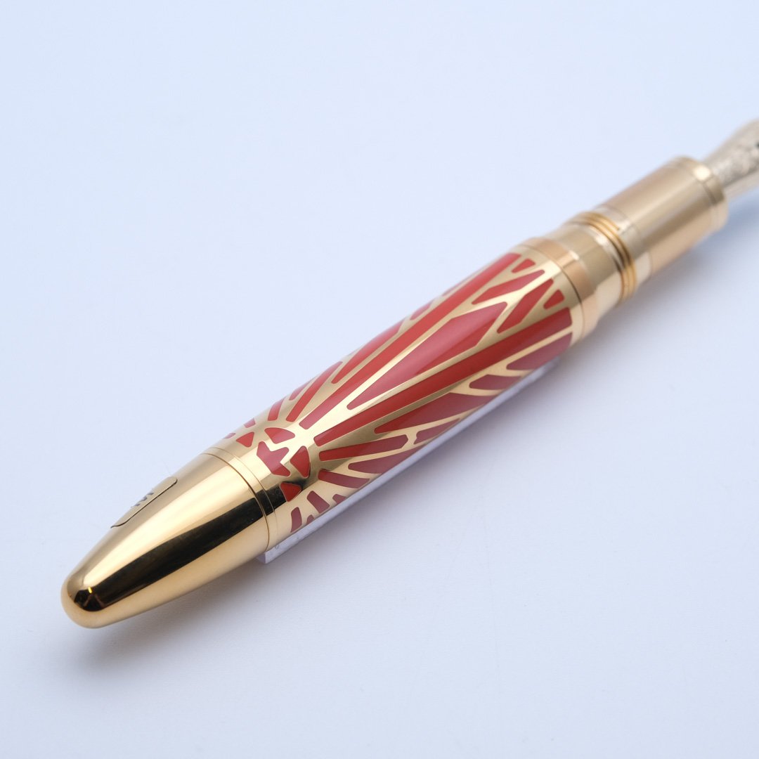 MB0599 - Montblanc - Meisterstück The Origin Solitaire LeGrand Coral - Collectible fountain pens & more-1