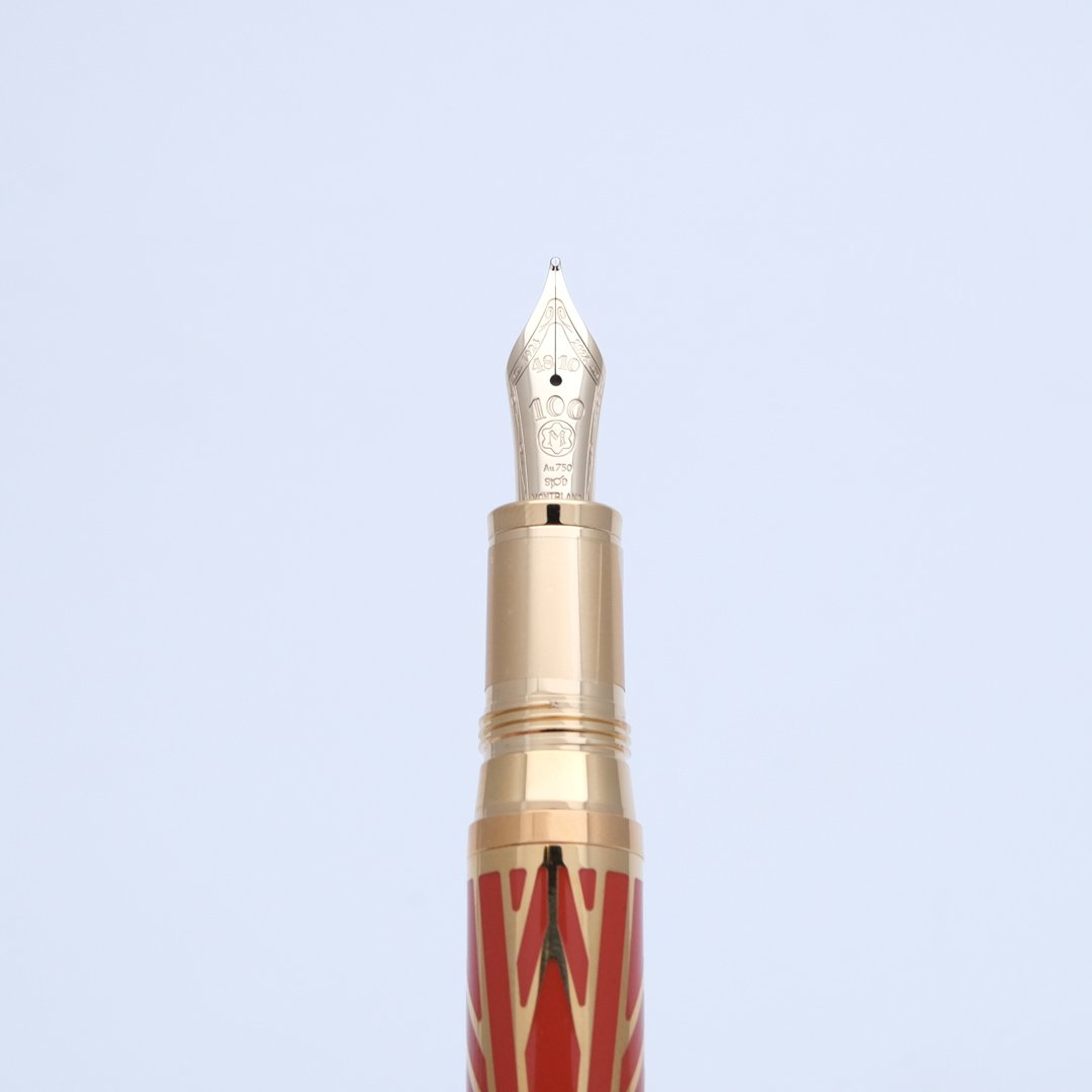 MB0599 - Montblanc - Meisterstück The Origin Solitaire LeGrand Coral - Collectible fountain pens & more-1