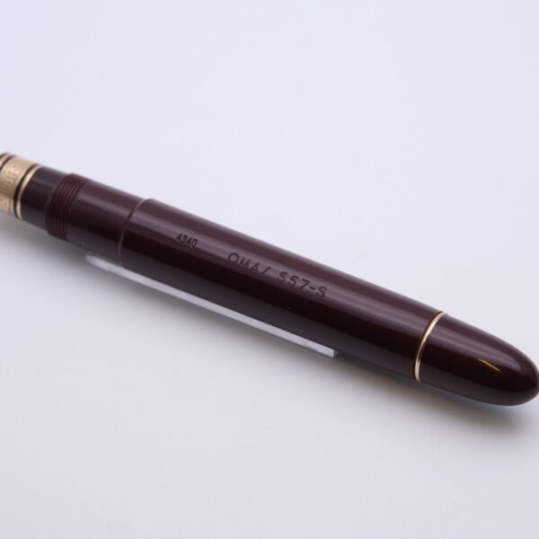 OM0176 - Omas - 557-S bordeaux -BB nib - Collectible fountain pens & more - 1