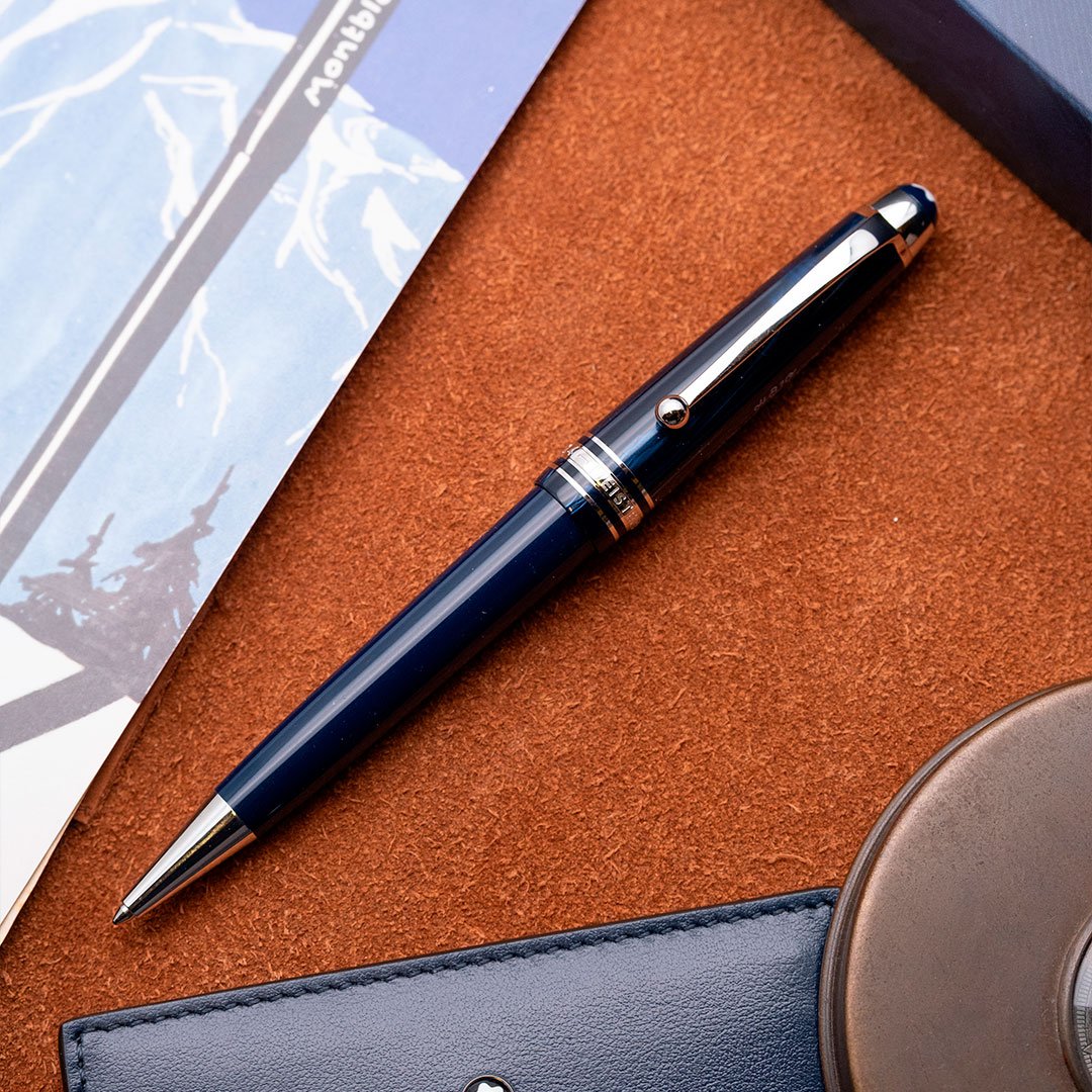 MB0593 - Montblanc - Meisterstück The Origin LeGrand Blue - Collectible fountain pens & more-1