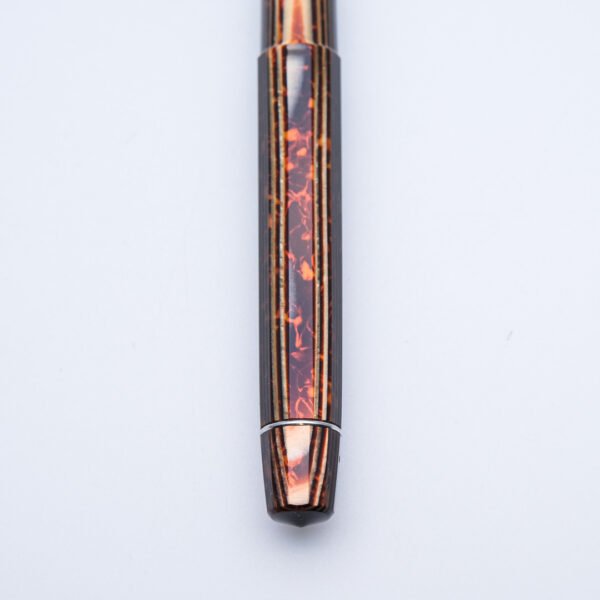 1- OM0193 - Omas - Paragon Arco Brown ht finish - Collectible pens - fountain pens and more