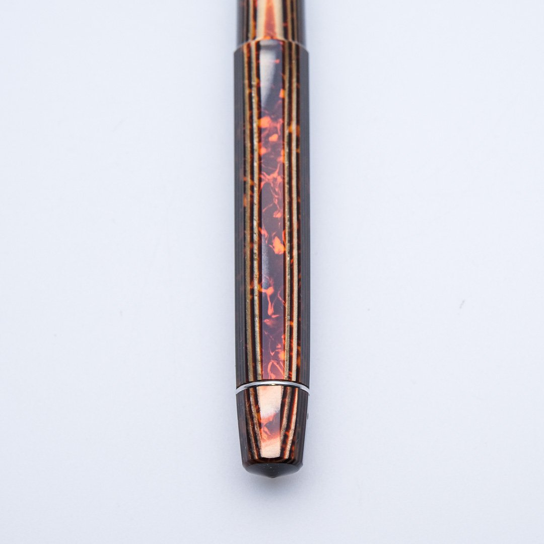 1- OM0193 - Omas - Paragon Arco Brown ht finish - Collectible pens - fountain pens and more