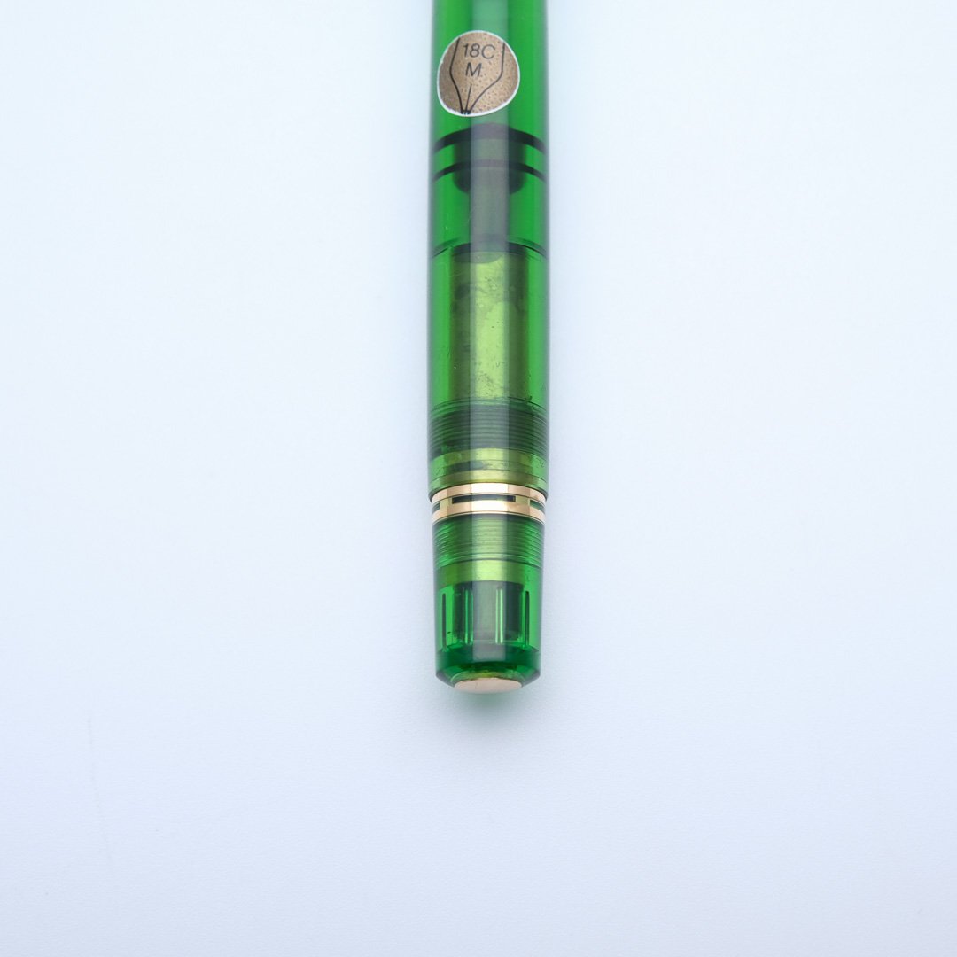 PE0028 - Pelikan - M800 Demonstrator Green Old - Collectible fountain pens and more -1-3