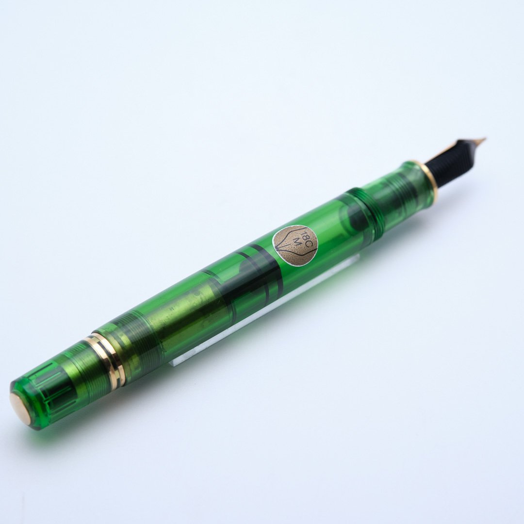 PE0028 - Pelikan - M800 Demonstrator Green Old - Collectible fountain pens and more -1-3