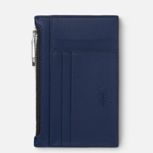 Montblanc - MEISTERSTÜCK - Card Holder 8cc Blue with zipped pocket