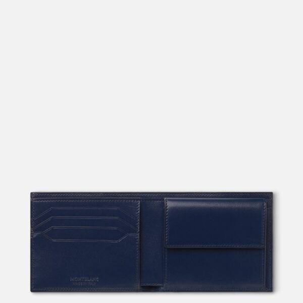 Montblanc - Wallet 4cc Blue with coin case