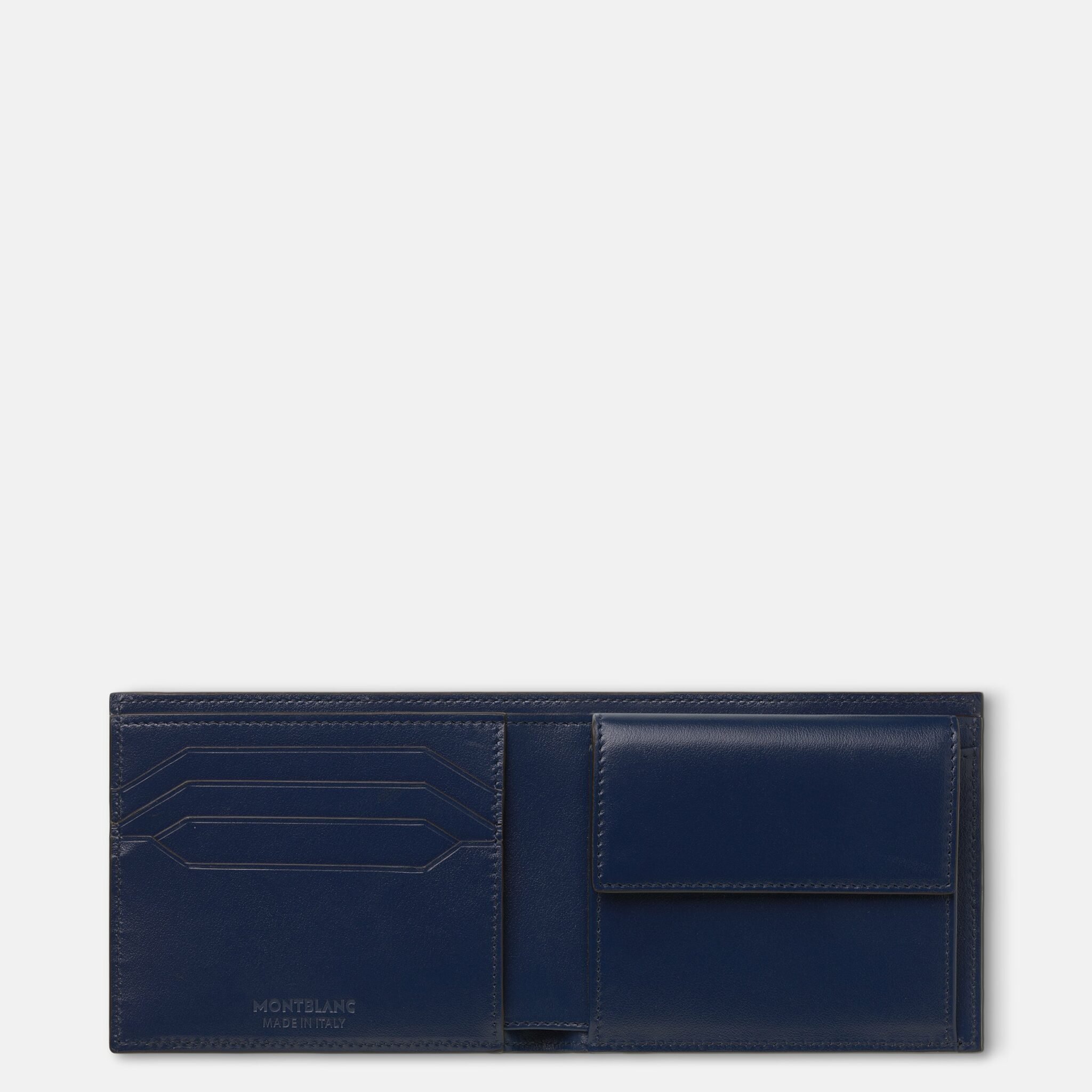 Montblanc - Wallet 4cc Blue with coin case