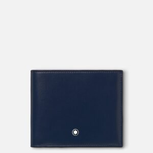 Montblanc - Wallet 4cc Blue with coin case