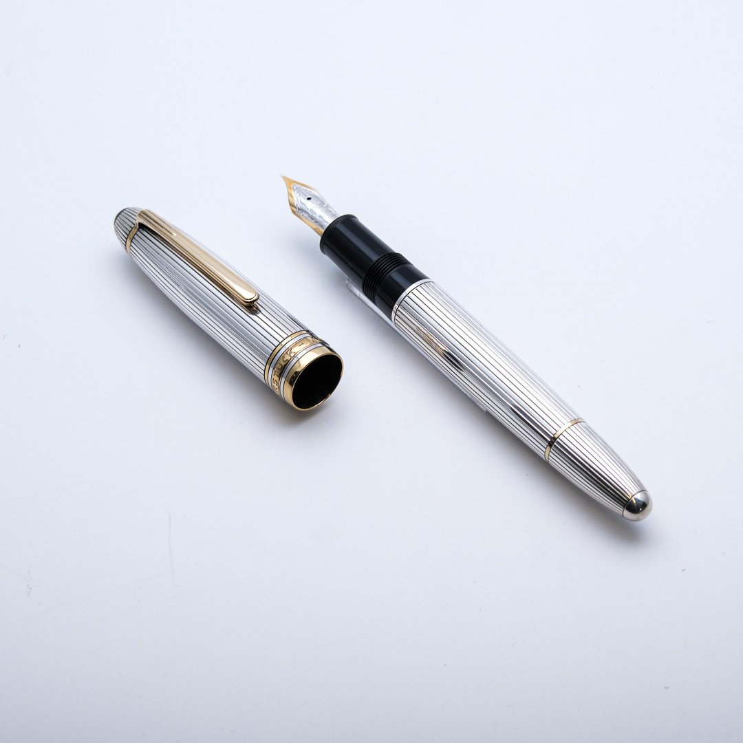 MB0629 - Montblanc - 147 Traveller Solitaire Pinstripe - Collectible fountain pens and more -1-3