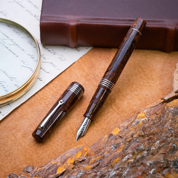 OM0210 - Omas - 90° Brown N°35-90 - Collectible fountain pens & more -9