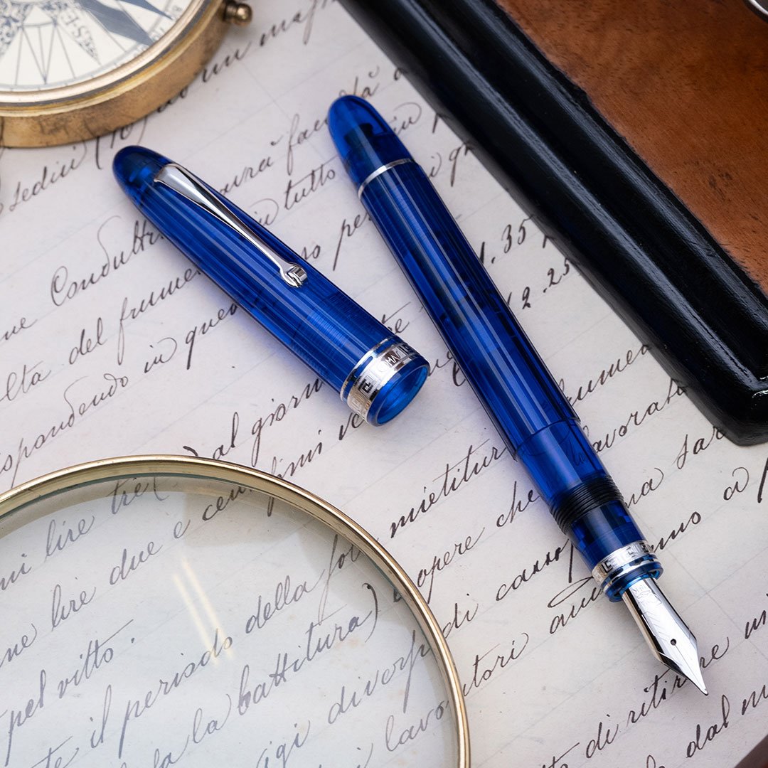 OM0233 - Omas - Ogiva Cocktail Blue n°15-327 - Collectible fountain pens & more -9