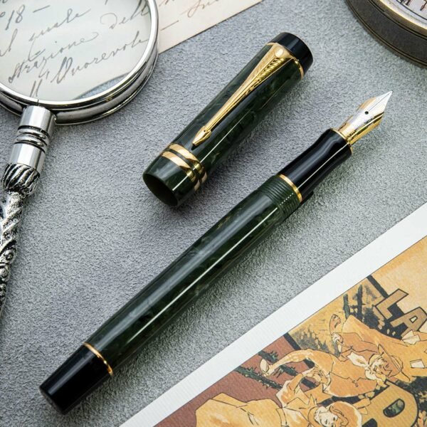 PK0027 - Parker - Duofold int Green? - Collectible pens - fountain pen & More-2