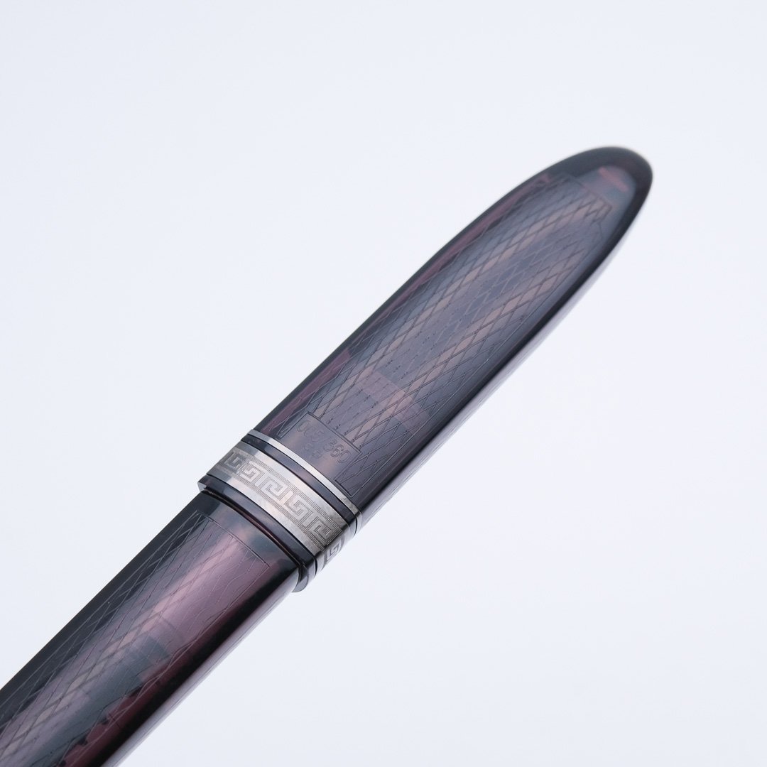 OM0253 - Omas - 360 Lucens Guilloche Black finish n°005-360-- Collectible fountain pens & more -1