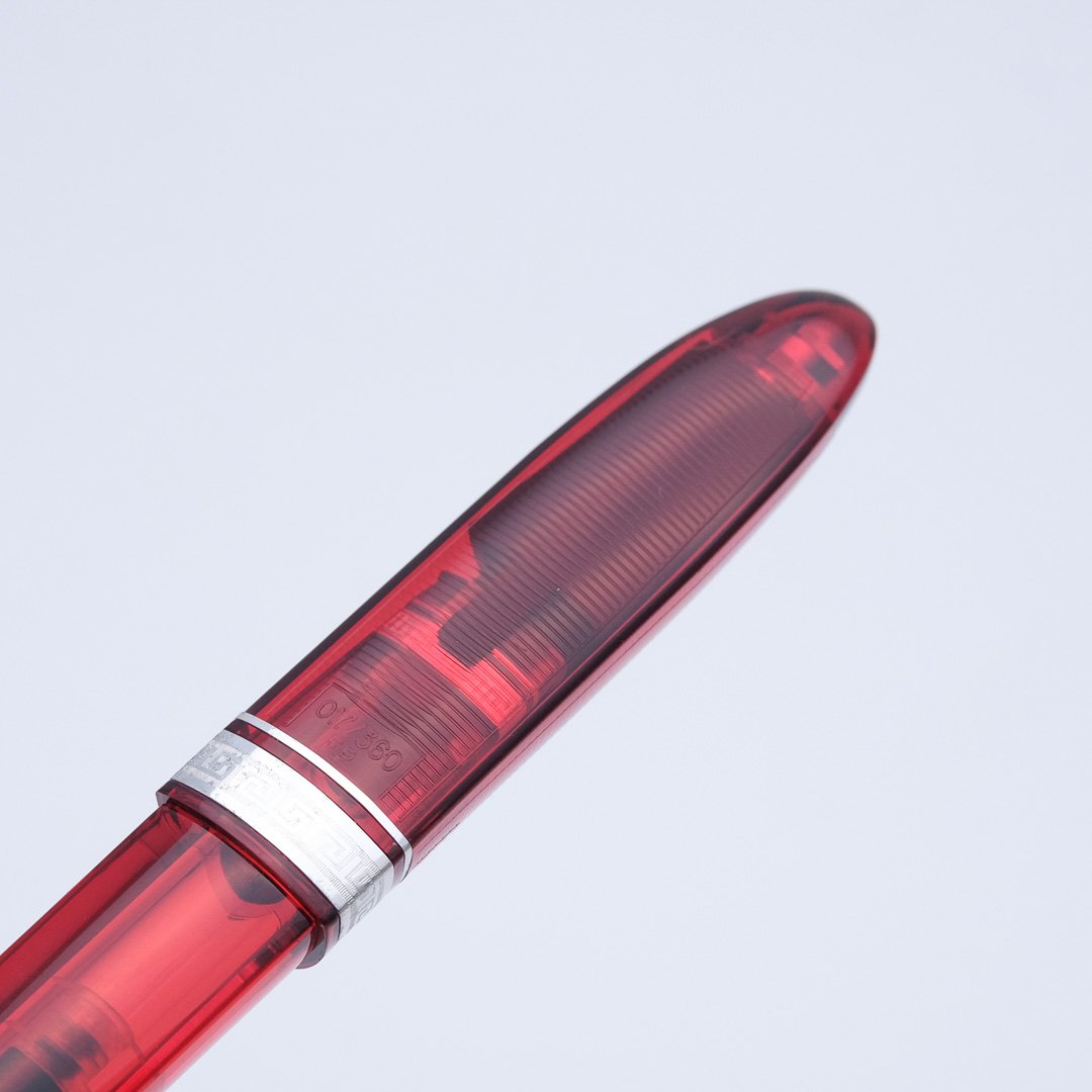 OM0257 - Omas -360 Lucens Red HT n°017-360 - Collectible fountain pens & more -1