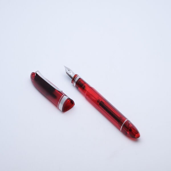 OM0257 - Omas -360 Lucens Red HT n°017-360 - Collectible fountain pens & more -1