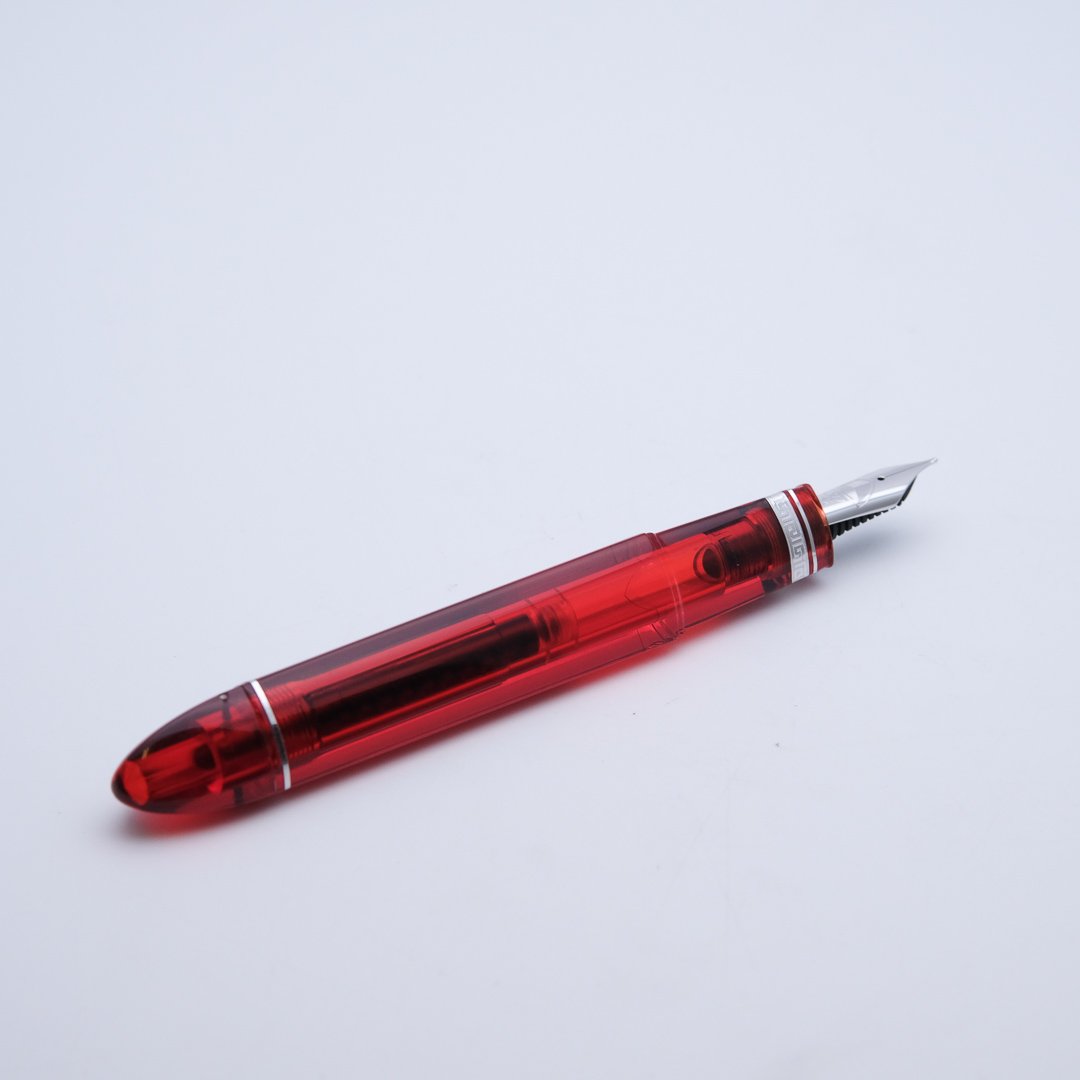 OM0257 - Omas -360 Lucens Red HT n°017-360 - Collectible fountain pens & more -1