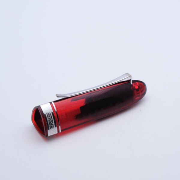 OM0257 - Omas -360 Lucens Red HT n°017-360 - Collectible fountain pens & more -1