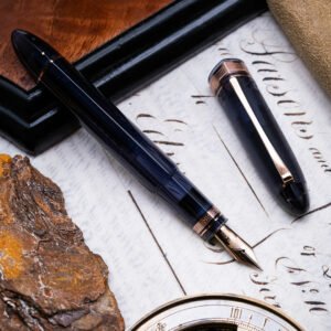 OM0257 - Omas - 360 Lucens Blu Red-gold finish n°024-360 - Collectible fountain pens & more - Collectbile fountain pens and more - 1