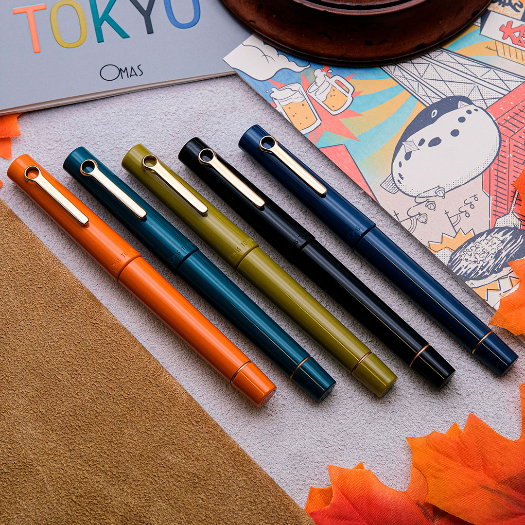 Omas - Tokyo set of 5 full collection - Collectible Pens