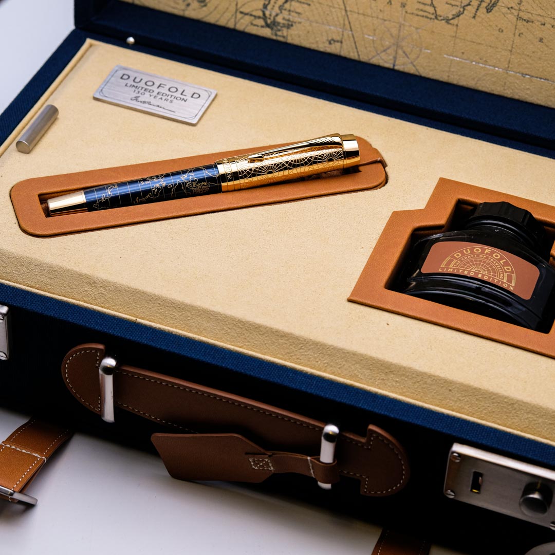 Parker - Limited Edition Parker Duofold LE Craft of Travelling Fountain Pen