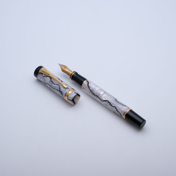 Parker - Duofold Black and Pearl Centennial - Collectible Pens, fountain pen .