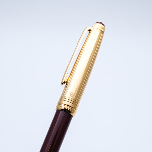 MB0501 - Montblanc - Douè Bordeaux Vermeil Pinstripe - Collectible fountain pens & more -1