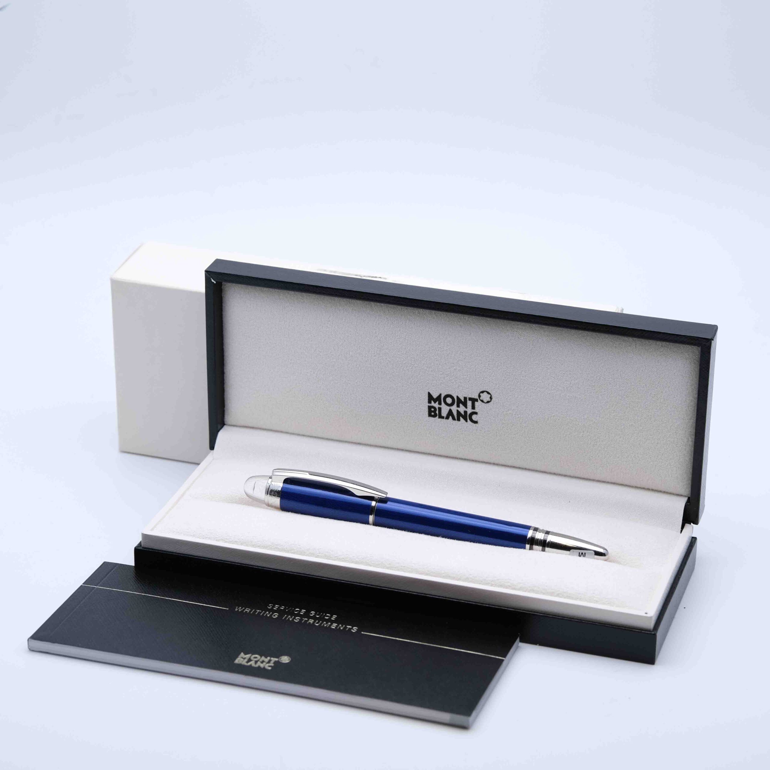 MB0565 - Montblanc - Star walker cool blue - Collectible fountain pens & more-1