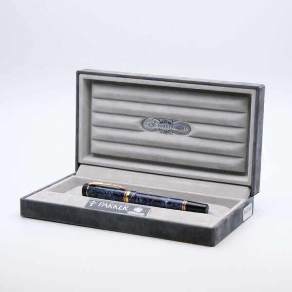 PK0096 - Parker - Duofold Blue International - Collectible fountain pens & more-1