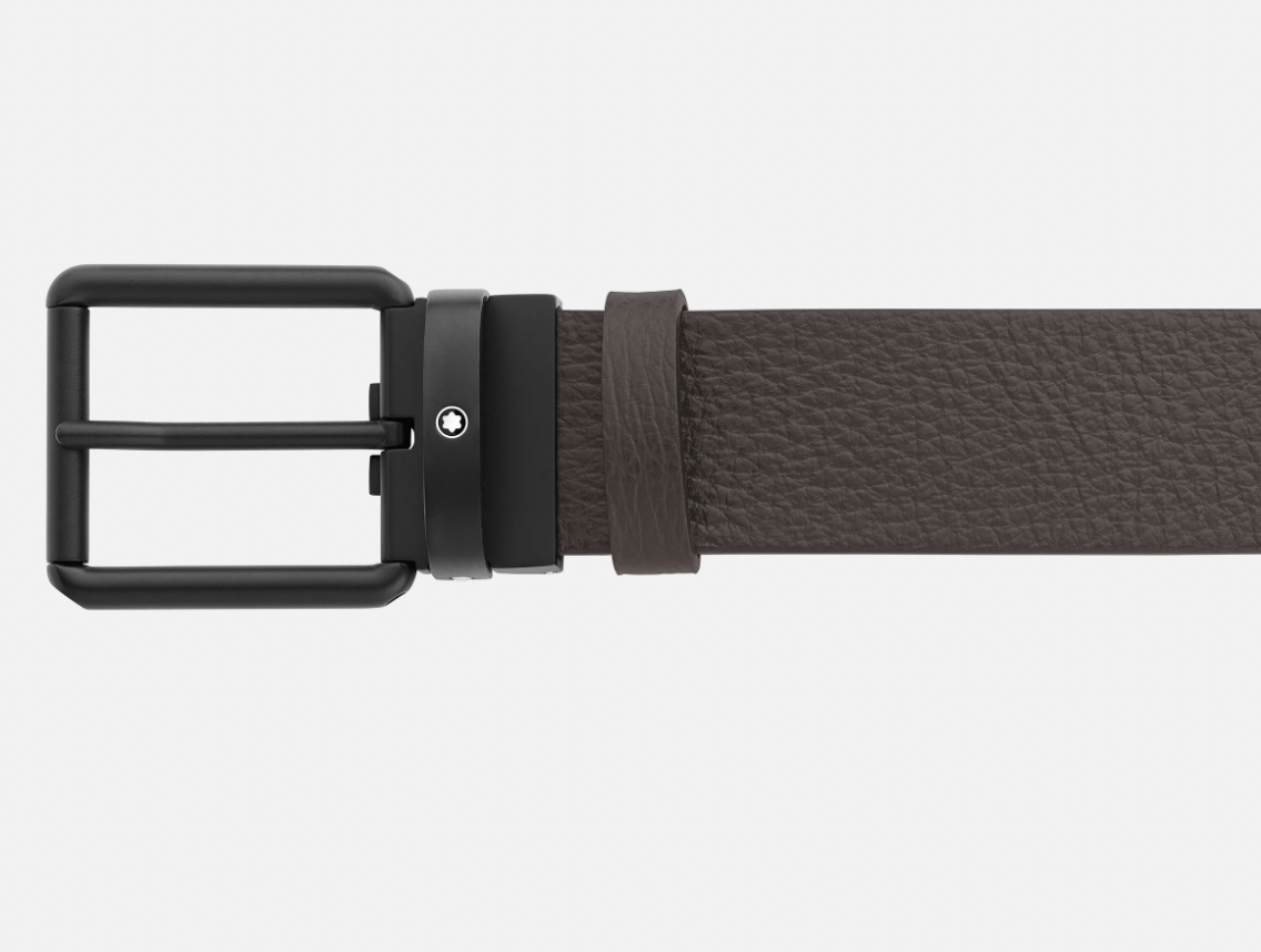 Montblanc - Belt - Brown / Black 35mm reversible leather