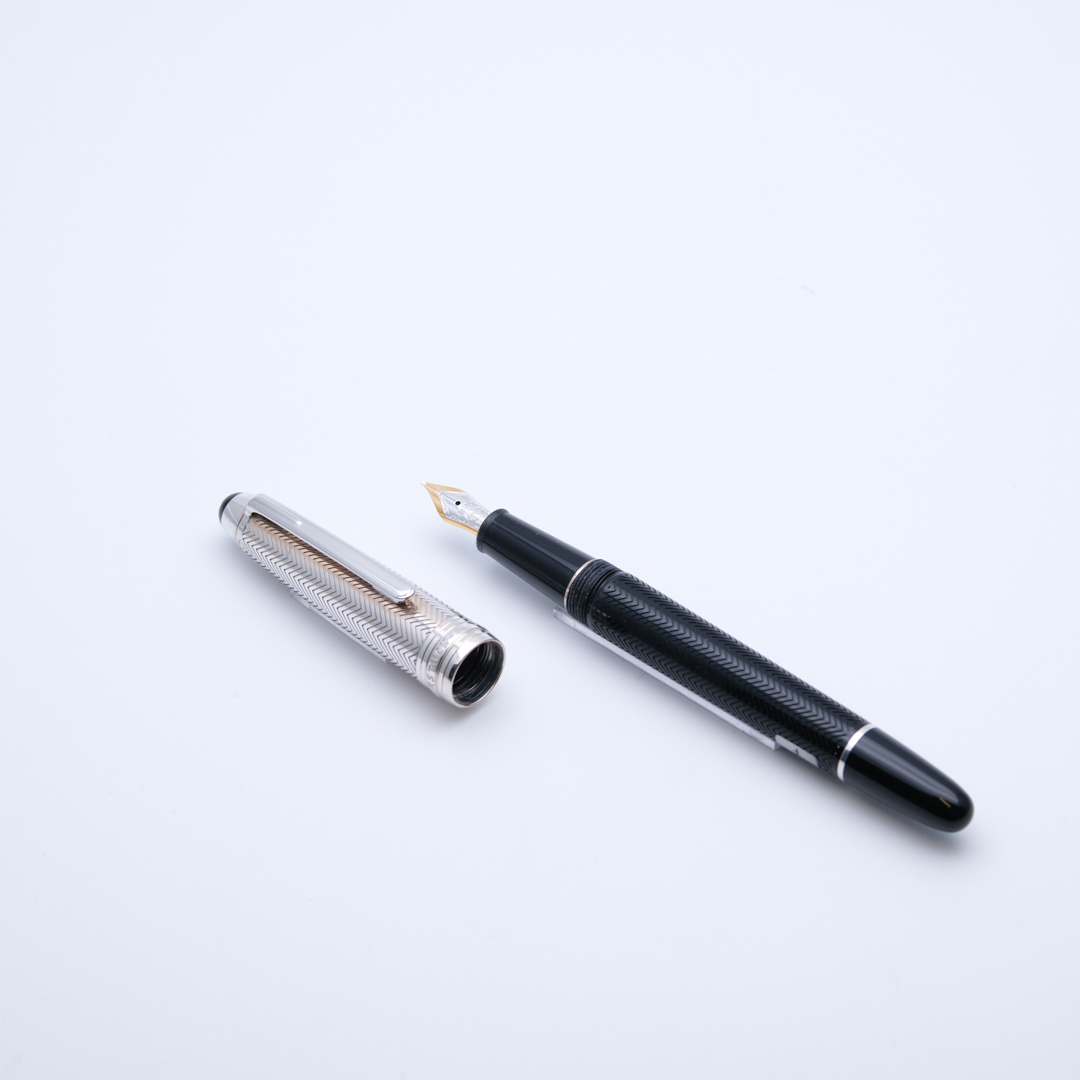 MB0582 - Montblanc - 145 douè Chevron - Collectible fountain pens & more-1-3