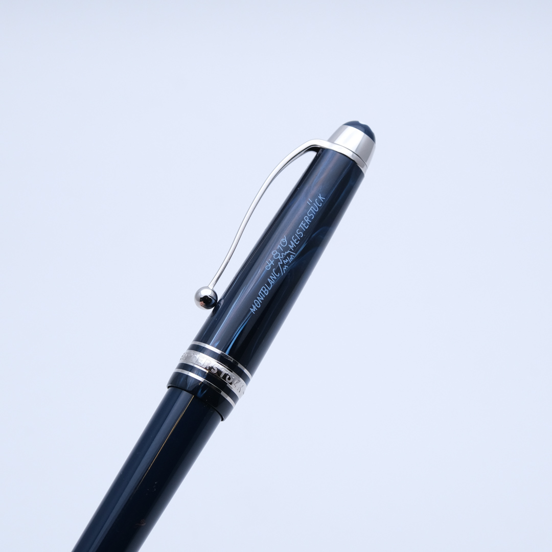 MB0593 - Montblanc - Meisterstück The Origin LeGrand Blue - Collectible fountain pens & more-1